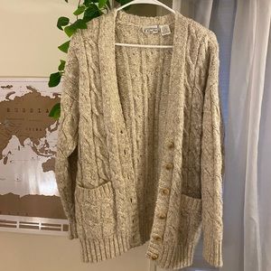 Chunky Cream Cardigan